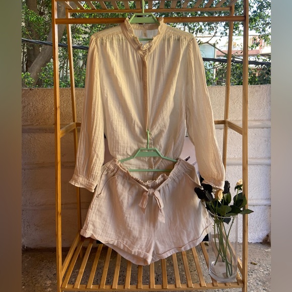 Coord Set. 100 % Cotton Crinkle Double Gauze.Size - XL - Picture 6 of 14